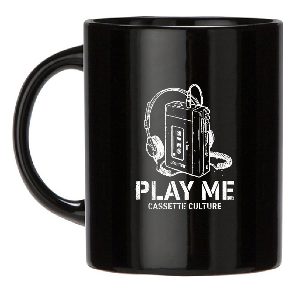 Tazza Nera Play Me Offline Tazza