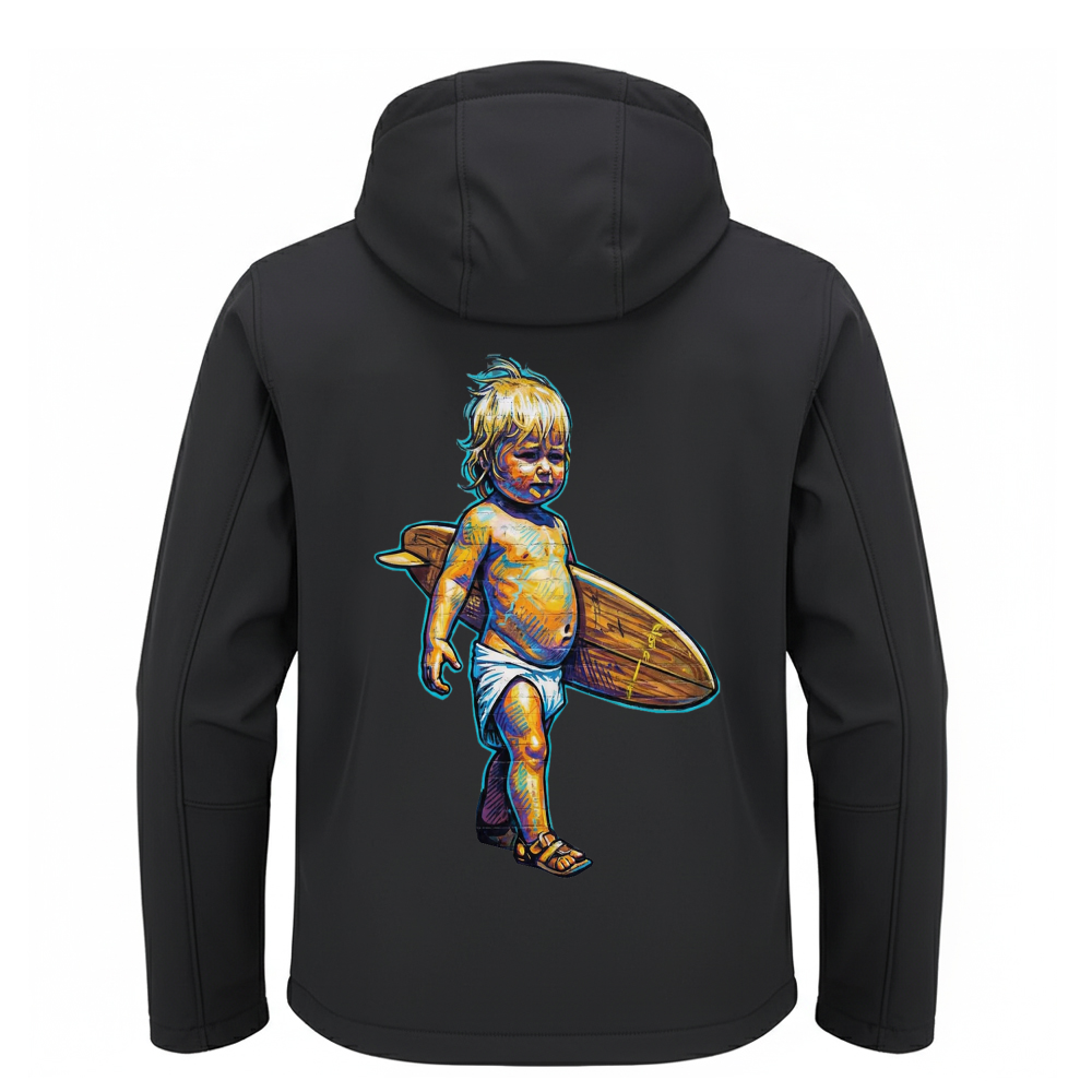 Giacca con Cappuccio Softshell OFFLINE BABY SURF FELPA