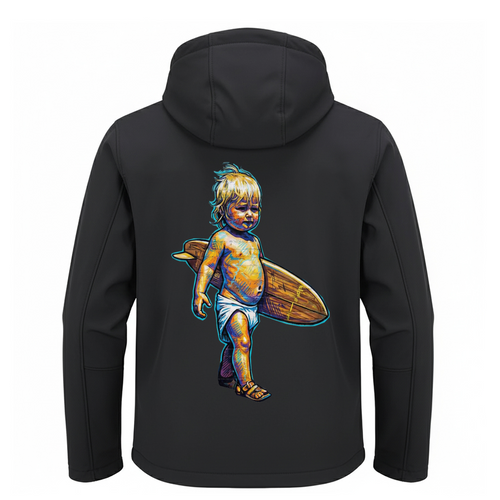 Giacca con Cappuccio Softshell OFFLINE BABY SURF FELPA