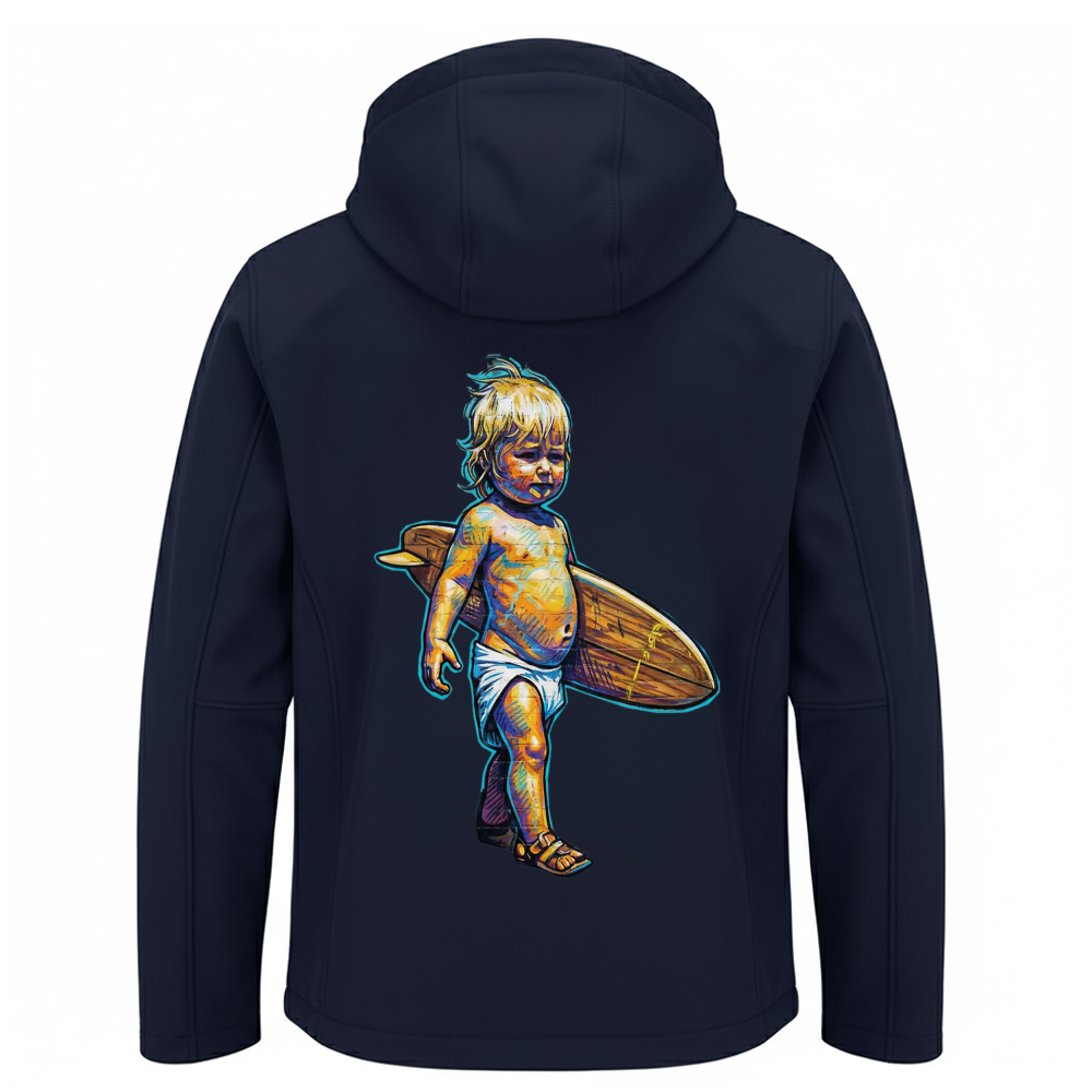 Giacca con Cappuccio Softshell OFFLINE BABY SURF FELPA