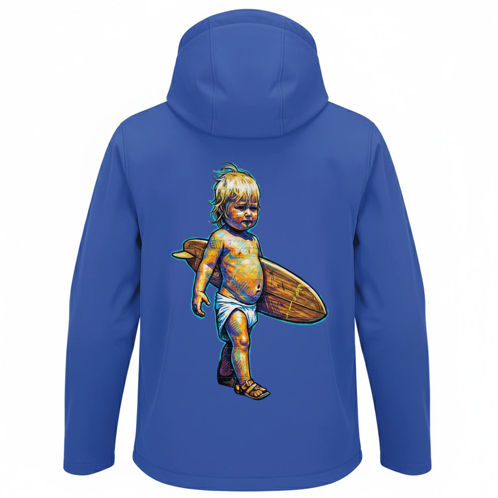 Giacca con Cappuccio Softshell OFFLINE BABY SURF FELPA