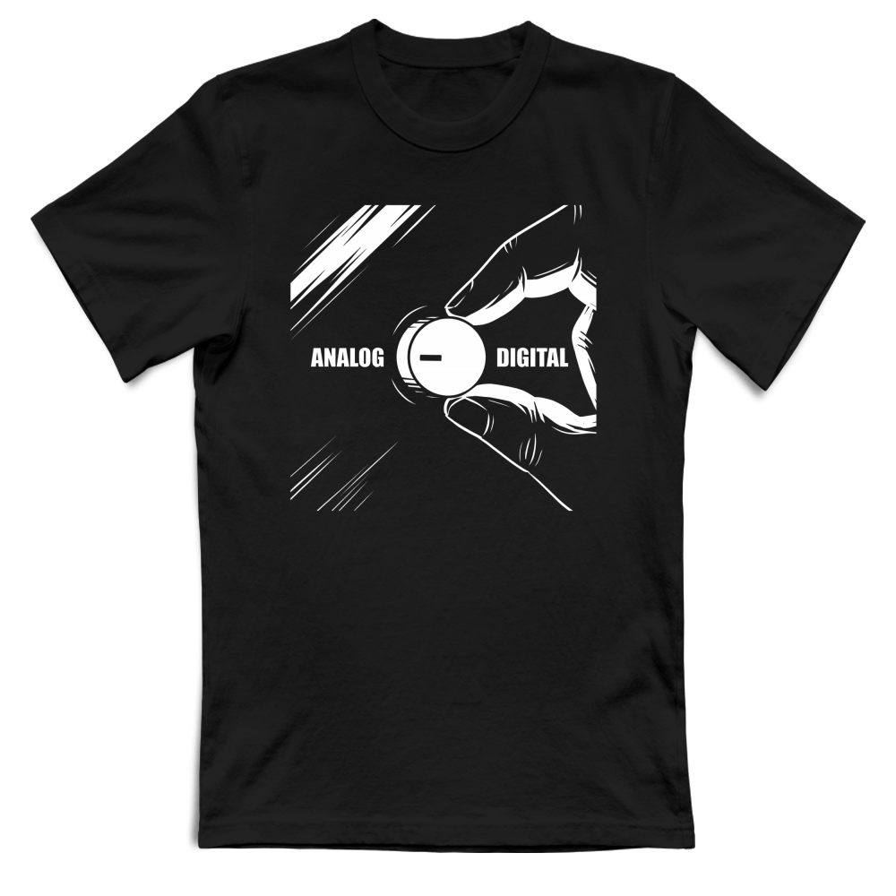 T-Shirt Unisex Analog vs Digital T-shirt